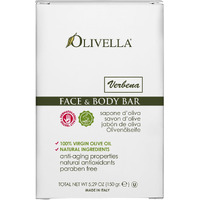 Olivella Face and Body Bar, Verbena, 5.29 Ounce