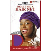 Donna Collection 13255 Titan Thick Hair, Netblack
