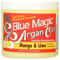 Blue Magic Argan Oil Mango/Lime Leave In Conditioner, 13.75 Ounce for 1 PACK.