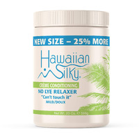 Hawaiian Silky no lye relaxer, mild, Beige, 20 Ounce
