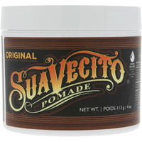 Suavecito Pomade Original For Men 4 oz, 1 Pack - Medium Shine Water Based Wax Like Flake Free Hair Gel - Easy To Wash Out - All Day Hold For All Hairstyles