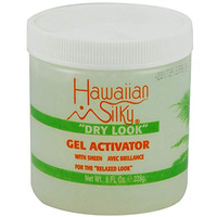 Hawaiian Silky dry look gel activator 8 fluid ounce, Green, 8 Fl Ounce
