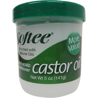 Softee Castor Oil Hair & Scalp Conditioner, 5 Ounce