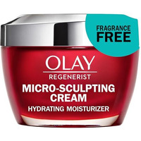 Olay Regenerist Micro-Sculpting Cream Face Moisturizer with Hyaluronic Acid & Niacinamide, Fragrance-Free, 1.7 oz