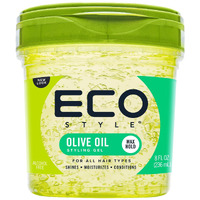 Eco Style Gel Olive Oil Styling - Adds Shine and Tames Split Ends - Delivers Moisture to Scalp - Nourishes And Repairs - Provides Weightless and Superior Hold - Ideal for all Hair - 8 oz