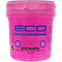 Eco Style Ecoco Hair Gel - Curl And Wave - Anti-Itch, Alcohol-Free Formula - Perfect Hold For Angled Or Tapered Sides - Ideal For Wavy Hair - No Flakes - Not Animal Tested - Moisturizes - 8 Oz
