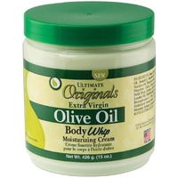 Originals by Africa's Best Extra-Virgin Olive Oil Body Whip Moisturizing Cream, A Higher Level of Moisturizing For Long Lasting Silky, Soft, Glowing Skin 15oz Jar