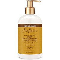 SheaMoisture Restorative Conditioner for Dry, Damaged Hair Raw Shea Butter Silicone Free Conditioner for Curly Hair 13 oz