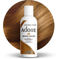 Adore Semi Permanent Hair Color - Vegan and Cruelty-Free Hair Dye - 4 Fl Oz - 046 Spiced Amber (Pack of 1)
