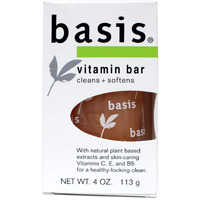 Basis Vitamin Soap Bar Cleans and Softens - 4 oz