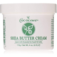 Cococare Cream for Hand and Body, Shea Butter, 4 Ounce