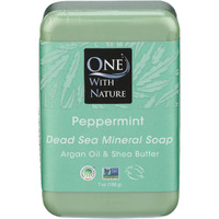 ONE WITH NATURE Dead Sea Hemp Bar Soap, 7 OZ