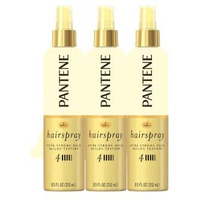 Pantene Hairspray, Non-Aerosol, Extra Strong Hold 3 8.5 fz (Pack of 3)