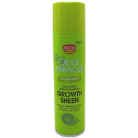 African Pride Olive Miracle Growth Sheen Spray, 8 Ounce