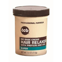 Tcb Hair Relaxer No Base Creme 7.5 Ounce Super Jar (221ml) (3 Pack)