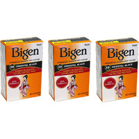 Bigen Permanent Powder Hair Color 59 Oriental Black 1 ea (Pack of 3)