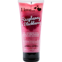 Exfoliating Shower Smoothie - Raspberry and Blackberry by I Love Cosmetics for Women - 6.8 oz Exfoliator