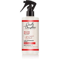 Carols Daughter Hair Milk Curl Refresher Spray for Curls, Coils and Waves, with Agave, Sweet Almond and Wheat Protein, Hair Refresher Spray, 10 fl oz