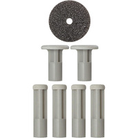 Very Sensitive Replacement Discs Set - Grey by PMD for Unisex - 6 Pc 4Pc Small Discs, 2Pc Large Discs