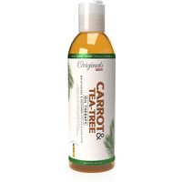 Originals by Africa's Best Carrot Tea Tree Oil Therapy, For Body, Hair and Scalp, Natural Organic Oils Repair, Restores Stimulates, Revitalizes &, Rejuvenates, 6 oz