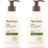 Aveeno Daily Moisturizing Lotion 12 Ounce Pump (354ml) (2 Pack)