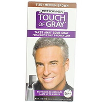 JUST FOR MEN Touch of Gray Haircolor T-35 Medium Brown, 1 Each ( Pack of 2 )