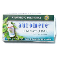 Auromere Ayurvedic Shampoo Bar - Eco Friendly, Vegan, Handmade, Natural, Non GMO, All in One Bar, 1 pack