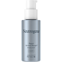 Neutrogena Rapid Wrinkle Repair Retinol Anti-Wrinkle Night Moisturizer Cream, Anti-Wrinkle Face & Neck Cream Moisturizer with Hyaluronic Acid & Retinol, Paraben-Free, 1 fl. oz