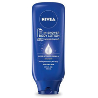 NIVEA Nourishing In Shower Lotion, Body Lotion for Dry Skin, 13.5 Fl Oz Bottle