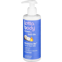 Lotta Body, Coconut Oil and Shea Moisturize Me Curl & Style Milk, Defines Curls, Anti Frizz, Adds Moisture & Shine 8 Fl Oz