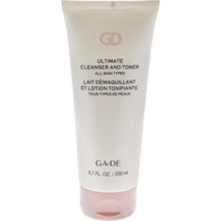 Ultimate Cleanser and Toner - All Skin Types  by GA-DE for Women - 6.7 oz Cleanser