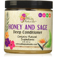 Alikay Naturals Honey and Sage Deep Conditioner Natural Honey, Babassu and Sage 8 Ounce