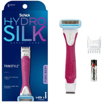 Schick Hydro Silk TrimStyle Moisturizing Razor for Women with Bikini Trimmer,1 Count
