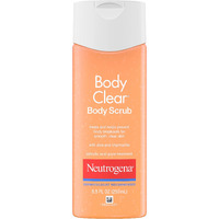 Neutrogena Body Clear Oil Free Acne Body Scrub with Salicylic Acid Acne Treatment Medicine, Exfoliating Salicylic Acid Body Wash to Treat Acne on Back, Chest, and Shoulders, 8.5 fl. oz