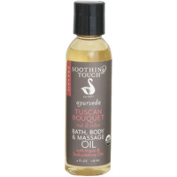 Soothing Touch Tuscan Bouquet Organic Bath, Body & Massage Oil, 4 Fl Oz