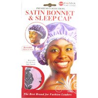 Donna Collection Premium Satin Bonnet And Sleep Cap