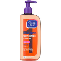 Clean & Clear Essentials Foaming Facial Cleanser, Oil-Free Daily Face Wash to Remove Dirt, Oil & Makeup, 8 fl. oz