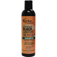 Kuza Jamaican Black Castor Oil Shampoo (8 Oz) - Damaged & Dry Hair Treatment Shampoo for Men & Women