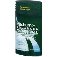 Mitchum Men Advanced Control, Clean Control Invisible Solid 2.7 oz (Pack of 7)