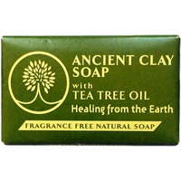 Zion Health Ancient Clay Soap with Tea Tree Oil 6 oz Bar Soap