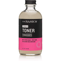 S.W. Basics Toner, Witch Hazel Face Toner for Sensitive Skin and Acne-Prone Skin, Organic and Cruelty Free, 4.0 fl oz