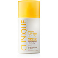 Mineral Sunscreen Fluid for Face SPF50 by Clinique for Women - 1 oz Sunscreen