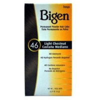 Bigen Permanent Powder Hair Color 46 Light Chestnut 1 ea (Pack of 8)