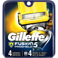 Gillette Fusion5 ProShield Men's Razor Blades, 4 Blade Refills