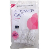 Siris Shower Cap Large Terry Lined Vinyl (Assorted Colors) (3 Pack)