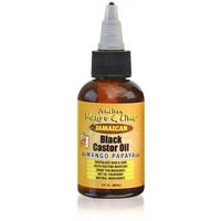 Jamaican Mango & Lime Black Castor Oil, Mango Papaya 2 Fl Oz