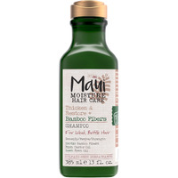Maui Moisture Thicken & Restore + Bamboo Fibers Strengthening Shampoo to Soften Transitioning or Natural Hair & Renew Brittle Hair, Vegan, Silicone & Paraben-Free, 13 fl oz
