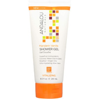 Andalou Naturals Mandarin Vanilla Vitalizing Shower Gel, 8.5 FZ