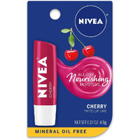 NIVEA Cherry Lip Care - Tinted Red for Beautiful, Moisturized Lips - .17 oz. Stick