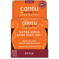 Cantu Extra Hold Edge Stay Gel with Shea Butter, 2.25 oz (Packaging May Vary)